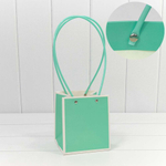 Пакет подарочный 15х13х13см Ваза для цветов (Тиффани)