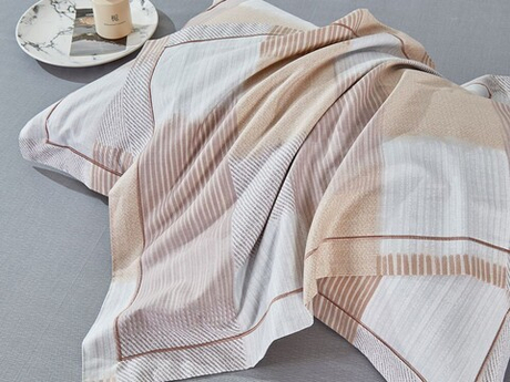 Постельное белье с одеялом 2 спальное евро Asabella 2224-OMP