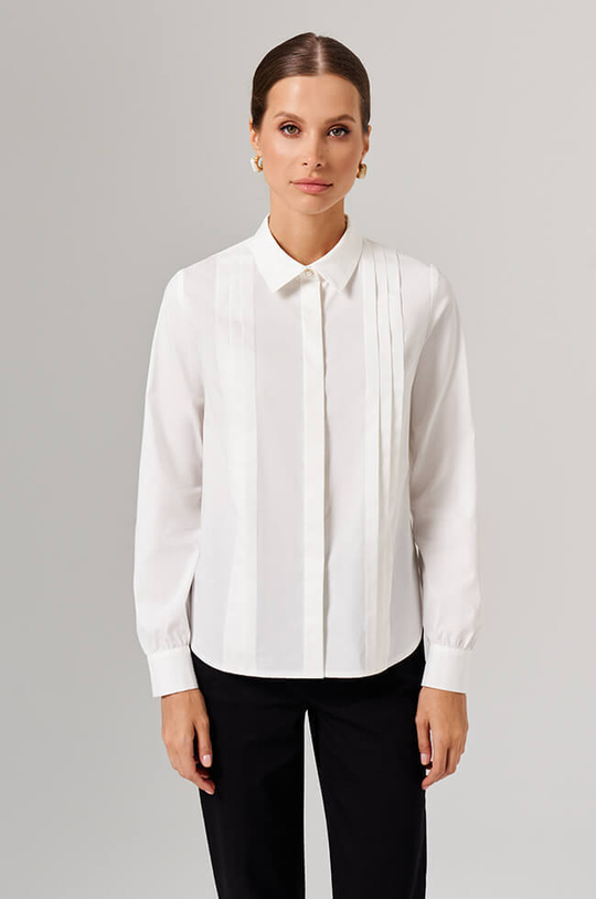 23158 Блузка женская (молочный)