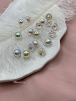 Пуговицы на ножке хамелеон круглые полупрозрачные 10 мм