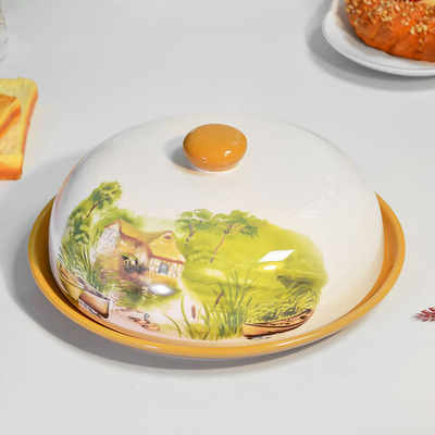 Блюдо для блинов "Шумел камыш" 23см, Prima Collection