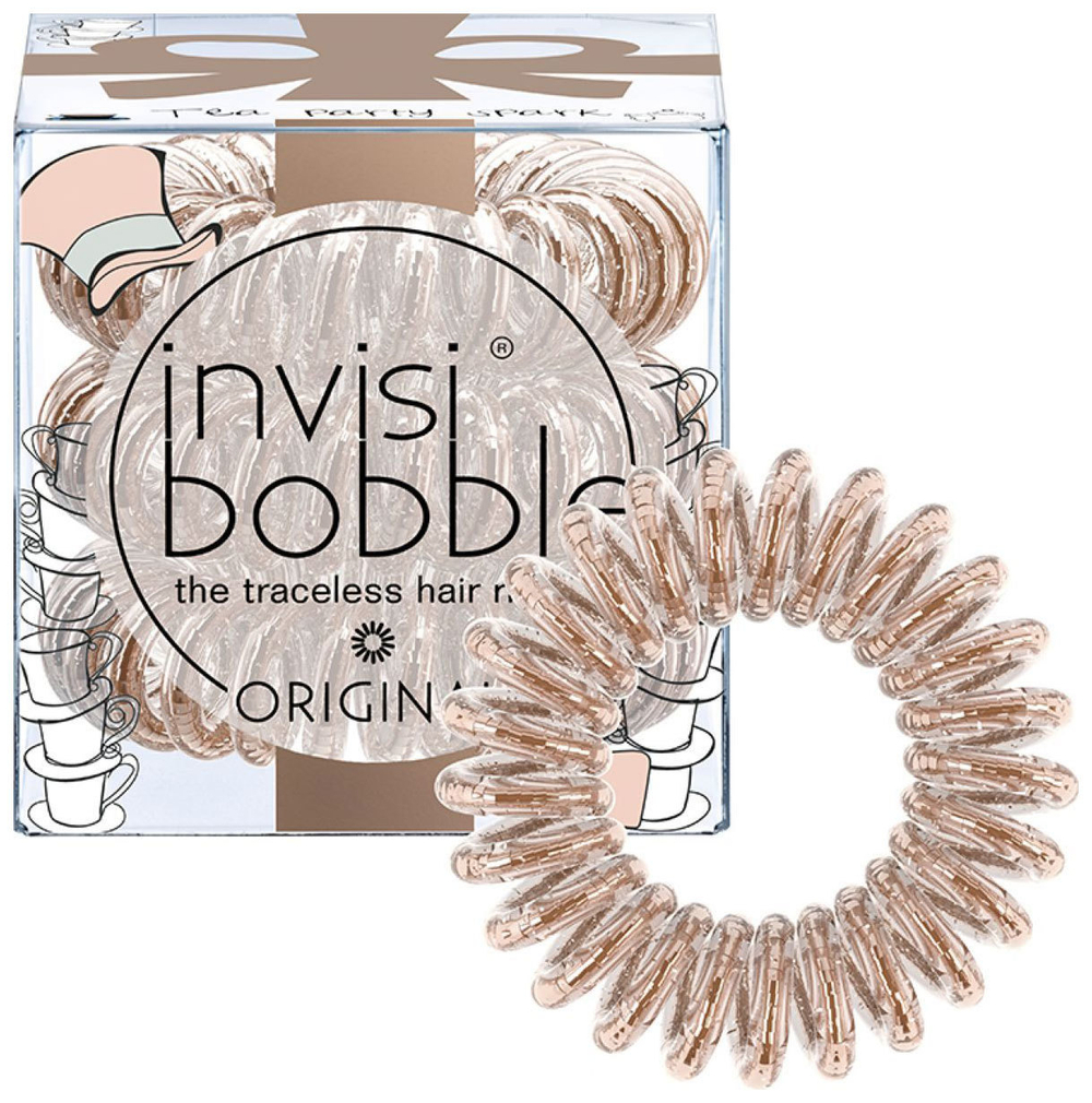 Резинка-браслет для волос invisibobble ORIGINAL Tea Party Spark