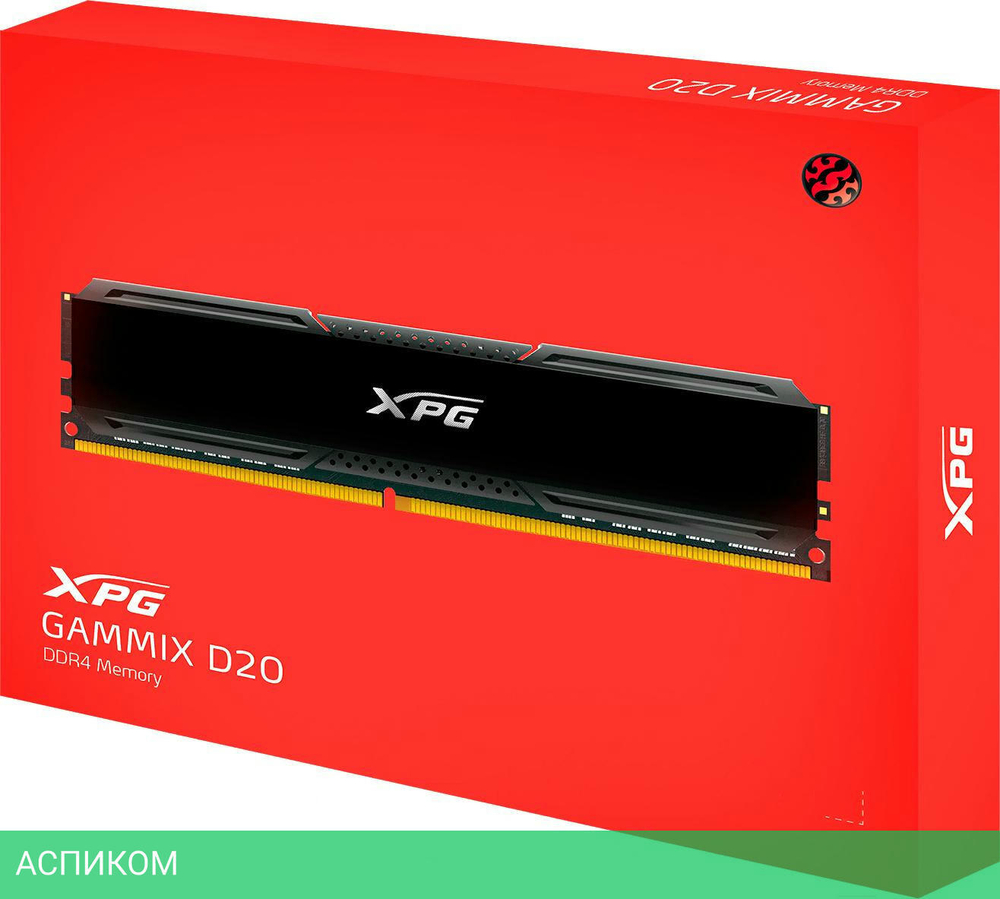 Оперативная память A-Data XPG Gammix D20 2x16GB DDR4 PC4-28800 (AX4U360016G18I-DCBK20)