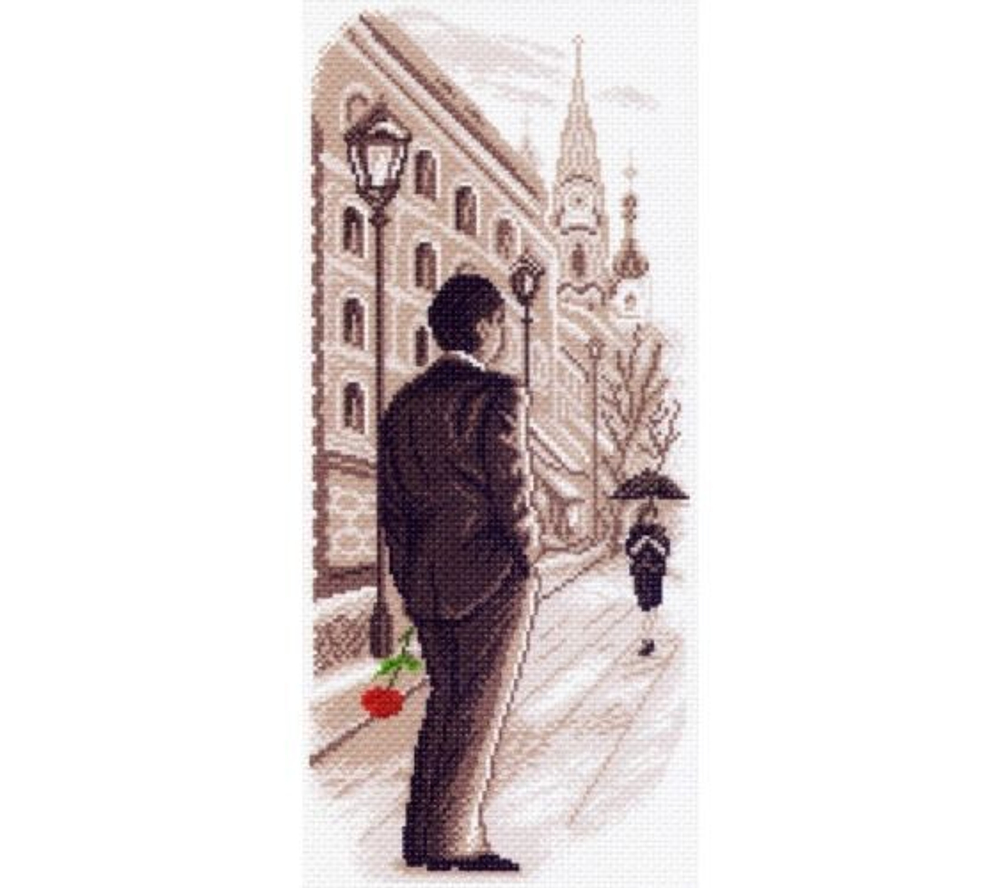 "Ожидание"-1447 канва с рисунком