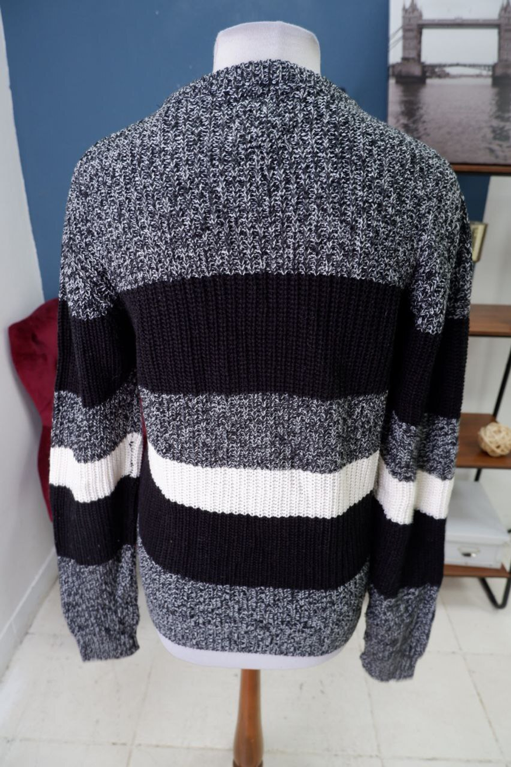 Джемпер полосатый 44 размер