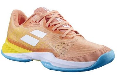Женские Кроссовки теннисные Babolat Jet Mach 3 All Court - coral/gold fusion
