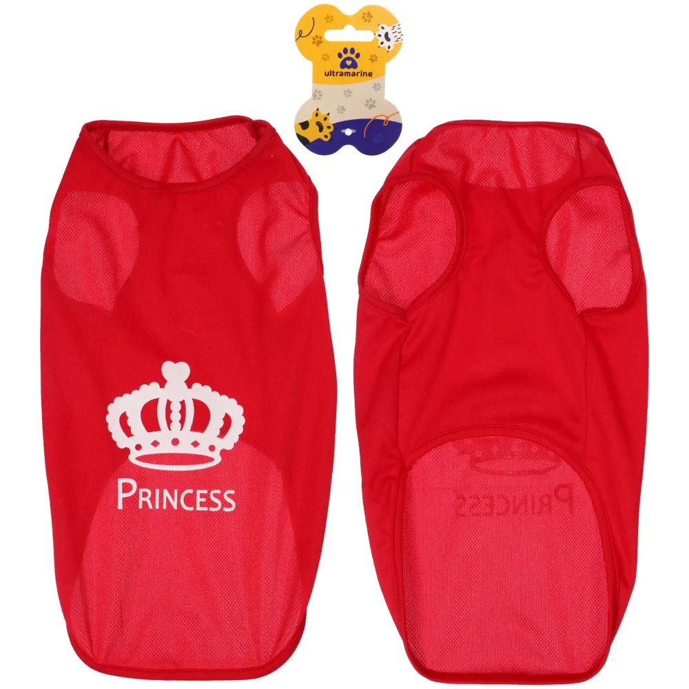 Майка для кошек и собак мелких пород «Бонита на стиле», мамина принцесса, размер ХL (обхват шеи 36, длина спинки 39см, объем груди 54см, от 9 до 11кг)