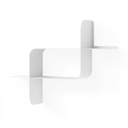 Набор металлических настенных полок Montage, 2 шт., белый