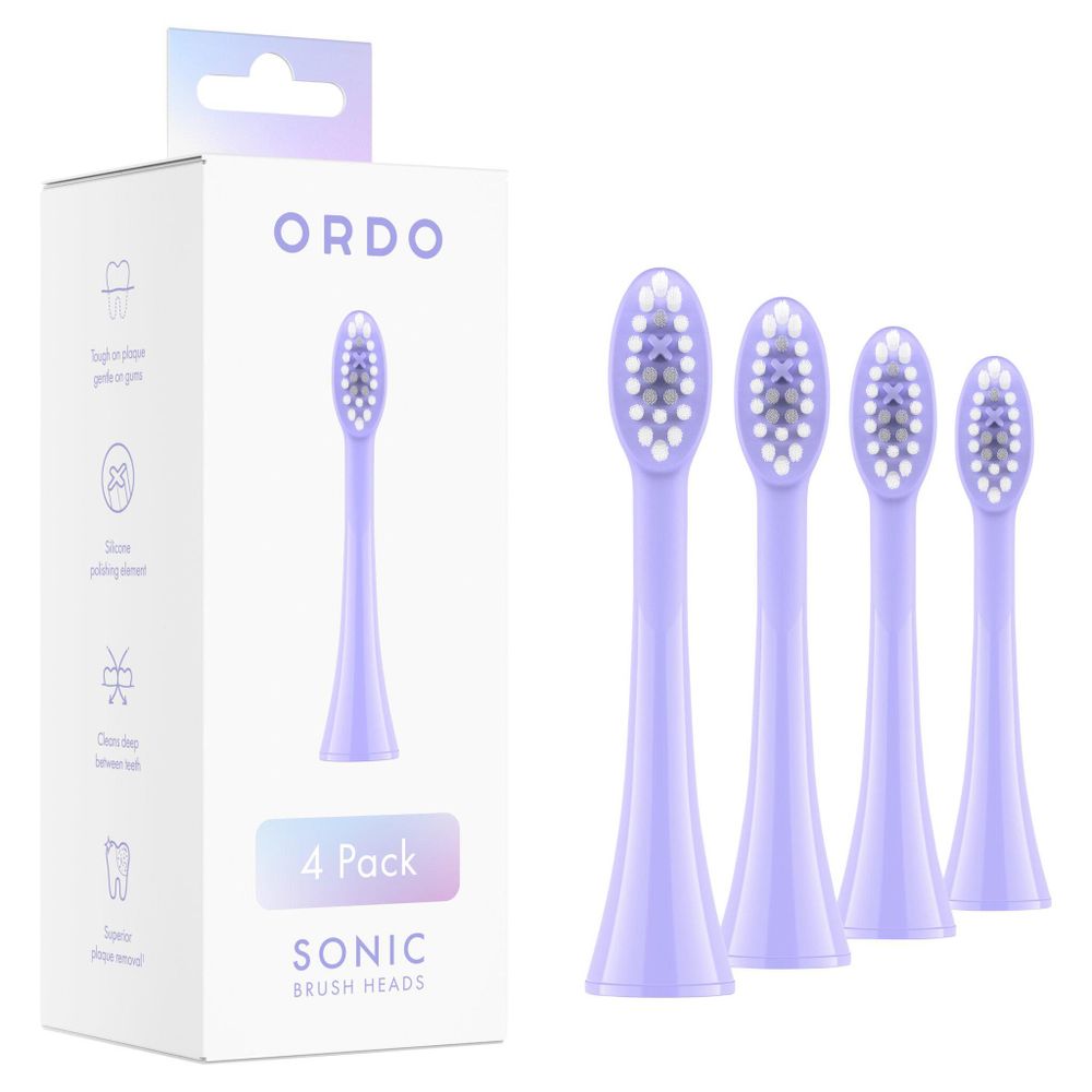 Сменные насадки ORDO Sonic+ SPH2000-PV, 4 шт.