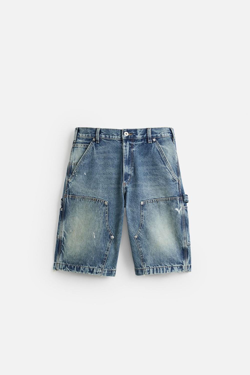 Шорты baggy fit с карманом