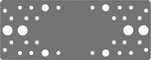 ЗУБР КП-2.0, 200 x 80 x 2 мм, цинк, крепежная пластина (310236-200-80)