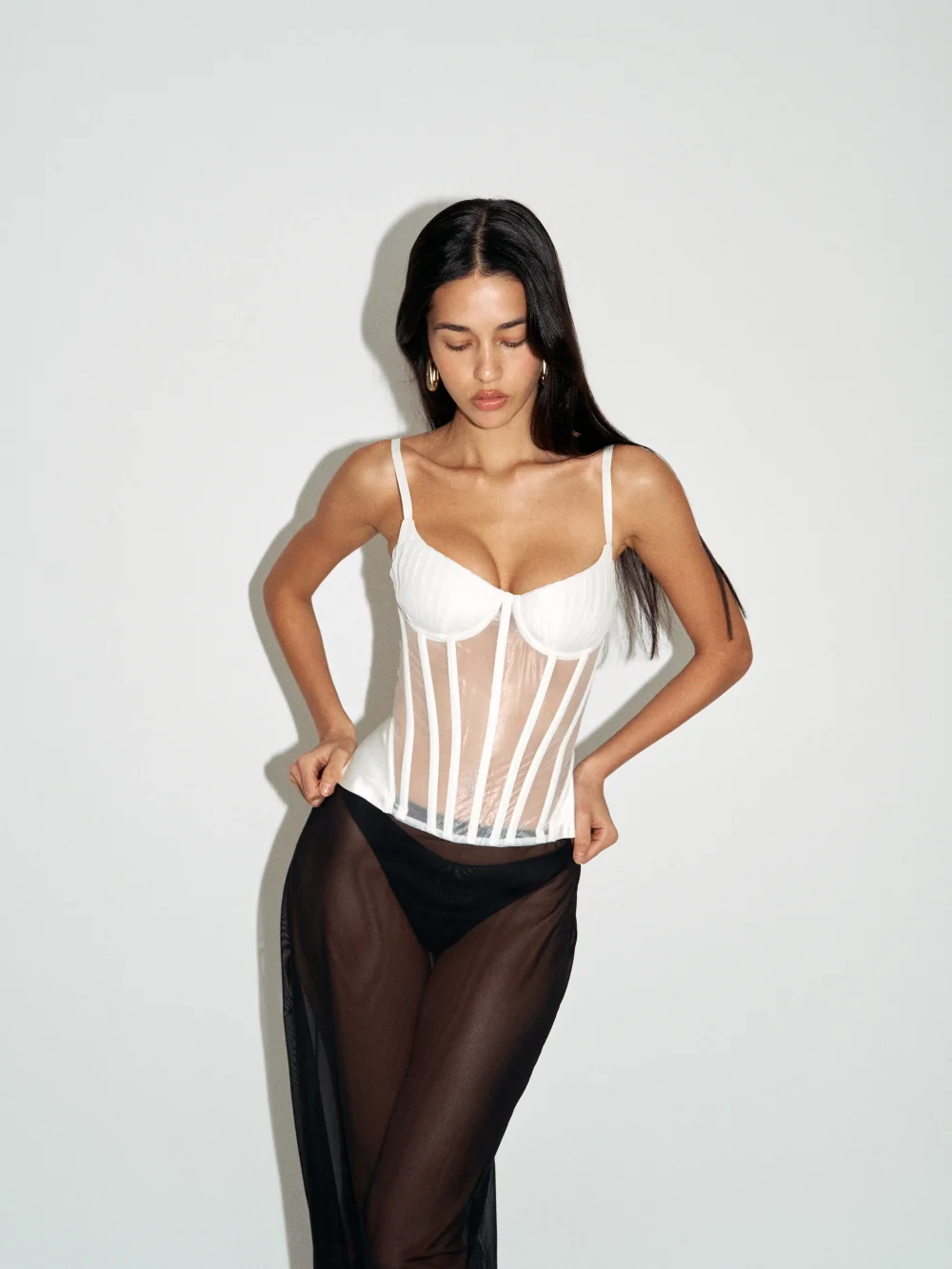 Корсет Nelle, Белый