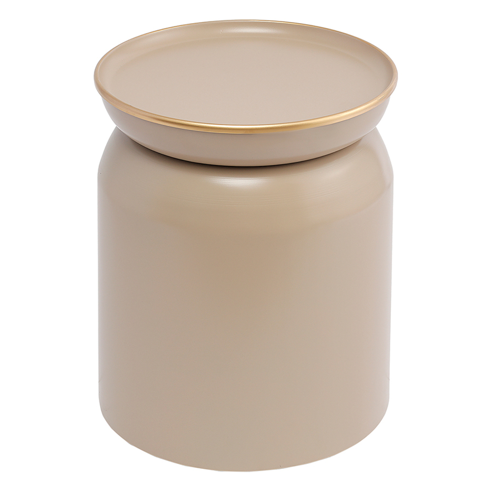 Столик журнальный Bergenson Bjorn Ingvild, 38 см, бежевый