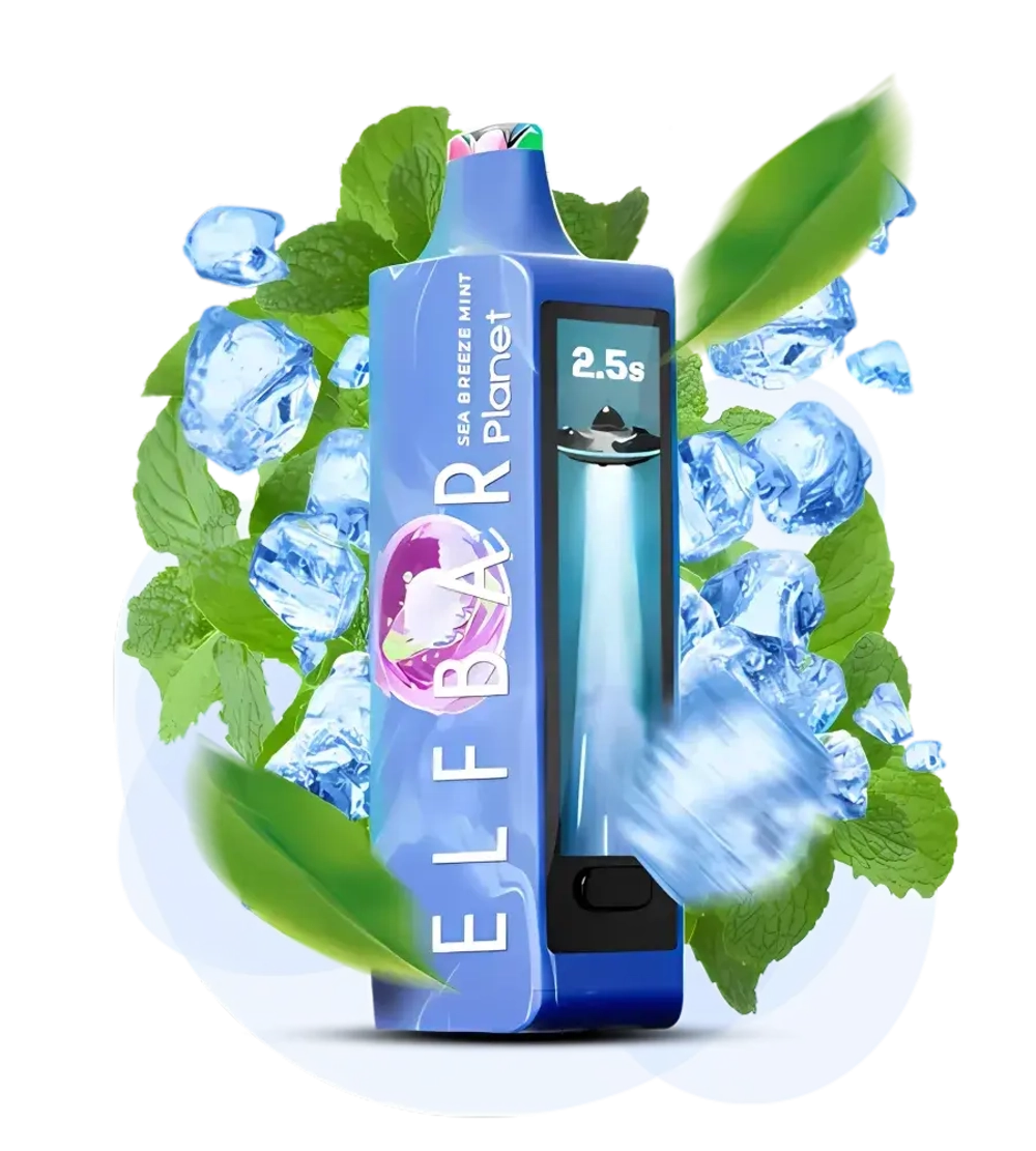 Elf Bar Planet 25000 - Sea Breeze Mint (5% nic)
