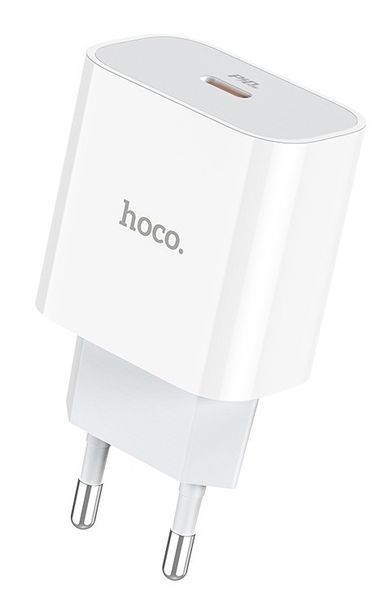 Адаптер питания Hoco C76A Speed source PD+QC 3.0 charger (USB-C: 5V max 3.0A/20Вт) Белый