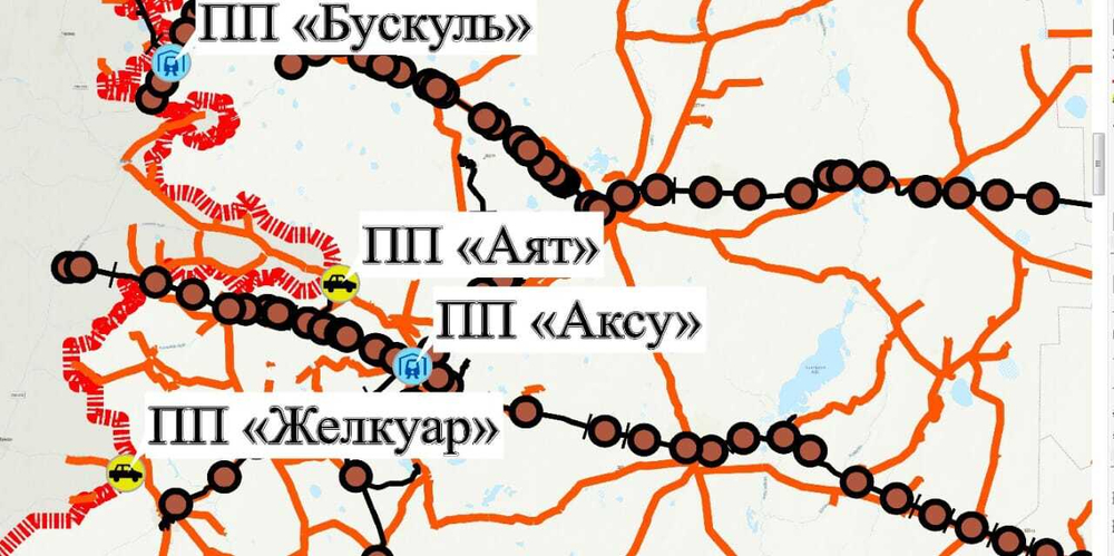 Пограничные пункты пропуска 150 см на 210 см