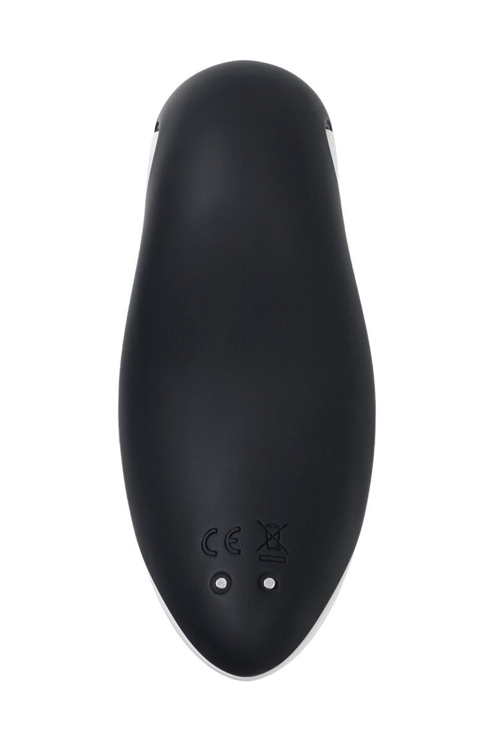 Вакуумный стимулятор клитора в форме косатки Satisfyer Orca (Цвет: черный с белым)