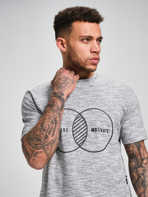 Футболка мужская ORIGINAL CREATOR INSPIRE T-SHIRT, Серый