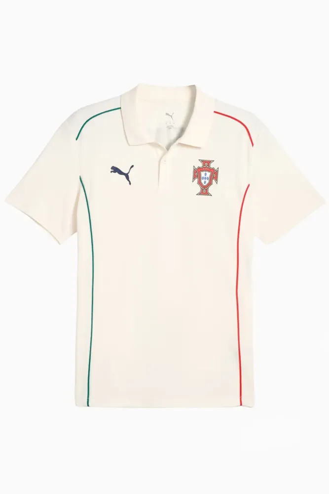 Футболка Puma Portugal 2025 Casuals Polo - бежевый