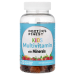 Doctor's Finest, мультивитамины с минералами для детей, фруктовый вкус, 120 жевательных таблеток