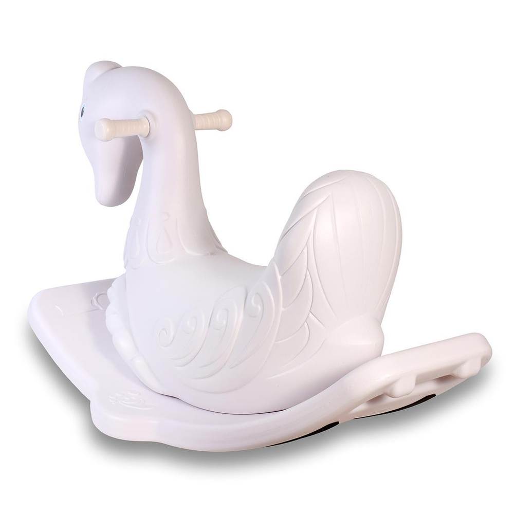 Пластмассовый игрушечный каталка для детей "Лебедь"