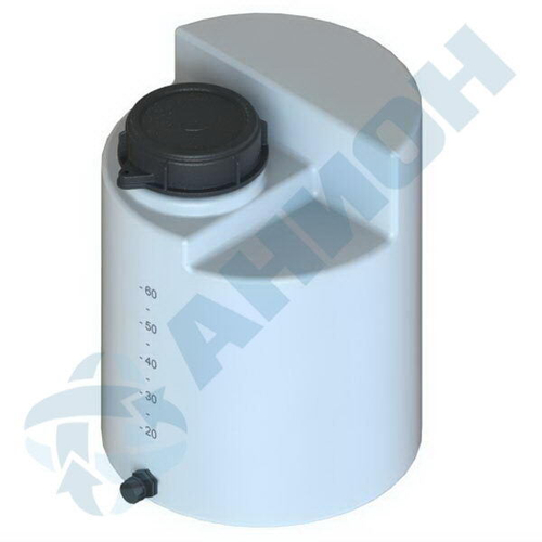 Дозировочный контейнер для дизельного топлива со сливом Анион 60 л. вертикальный (465x465x595см;белый) - арт.559447