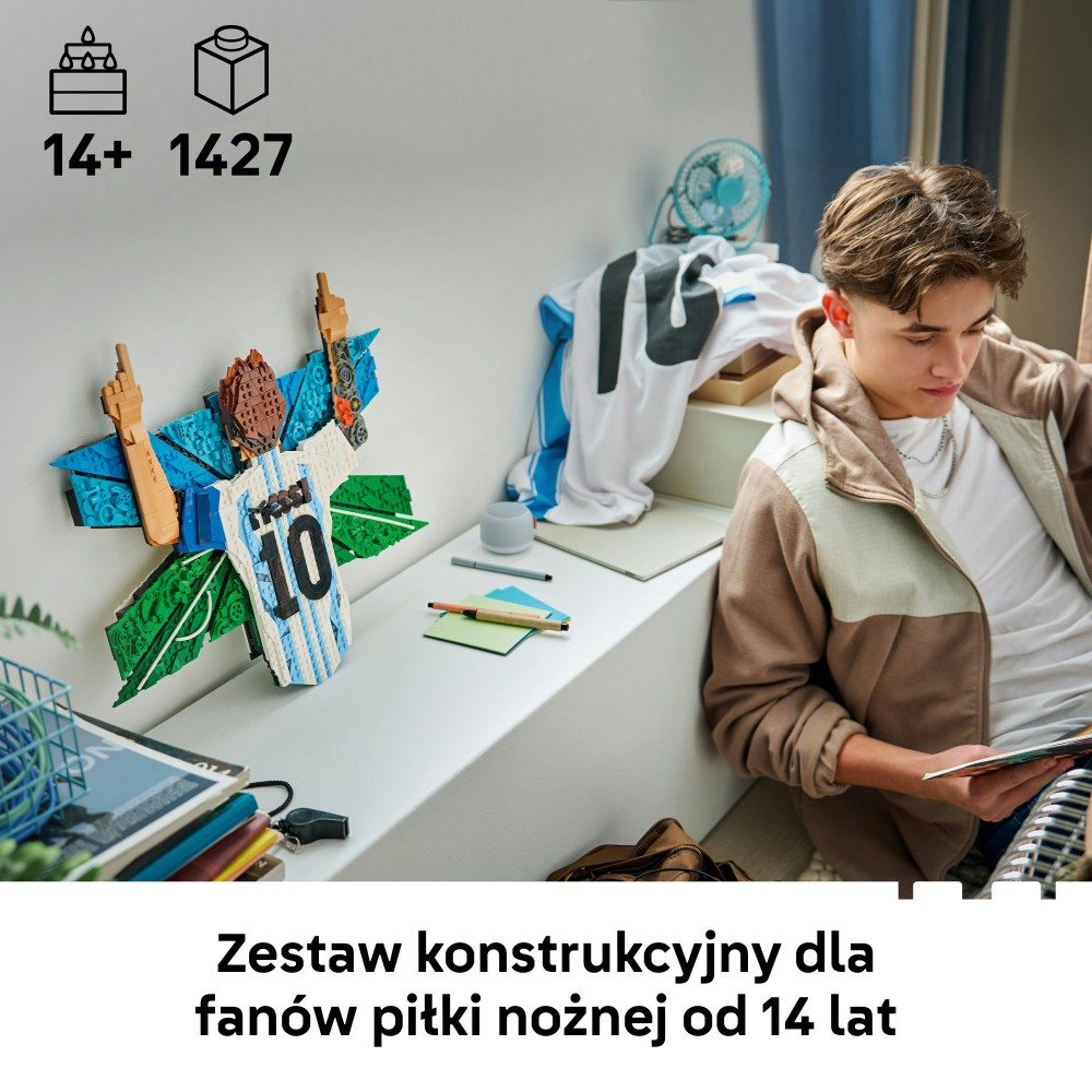 Конструктор LEGO Editions Football 43018 Лионель Месси — гол — фото 3