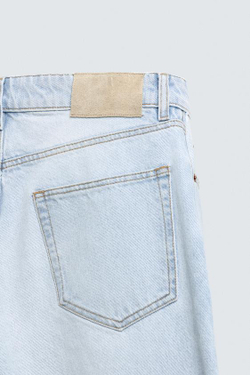 ZARA ДЖИНСЫ FLARE FIT, ГОЛУБОЙ