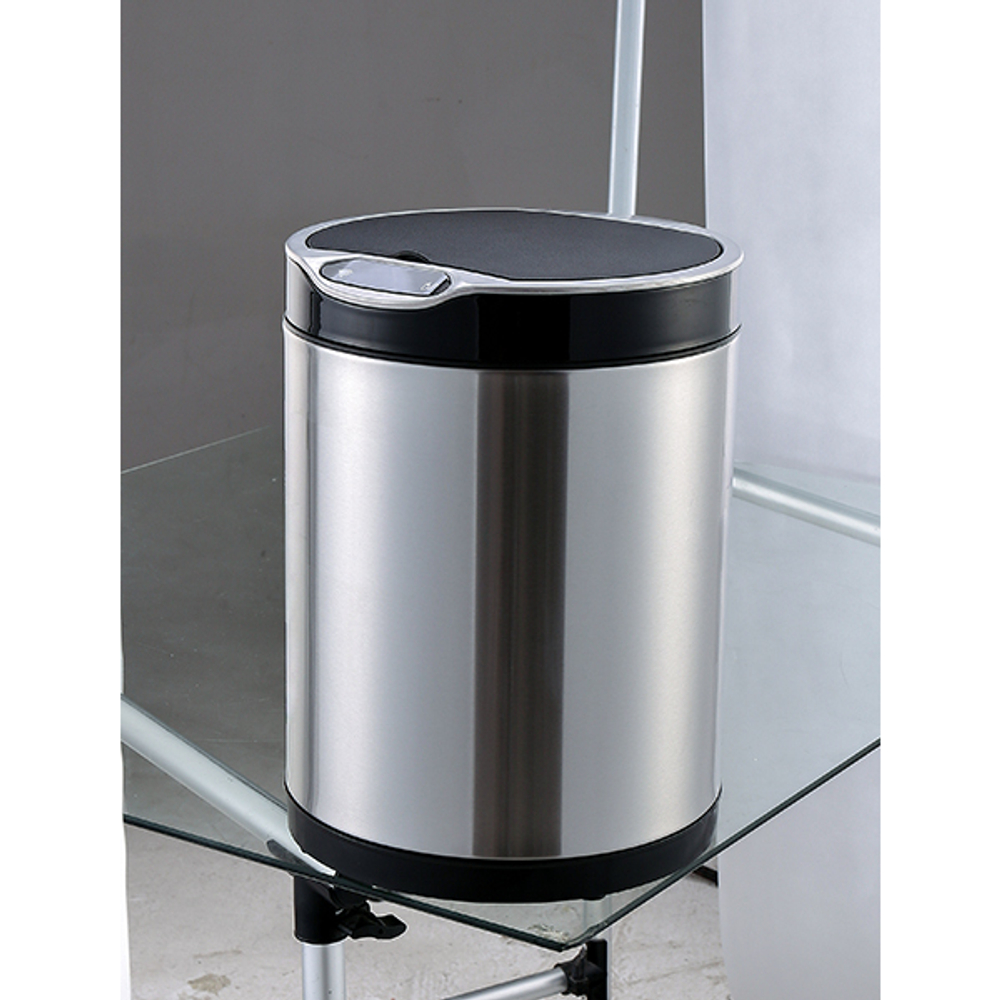 Ведро для мусора сенсорное, круглое, внутр ведро, Foodatlas JAH-9311, 8 л (белый)