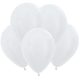 Шар 5" Белый, Перламутр / White 405 Sp