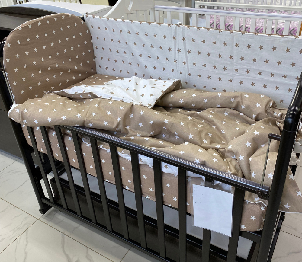 Комплект в кроватку 6-ти предметный "Мечта", бежевый