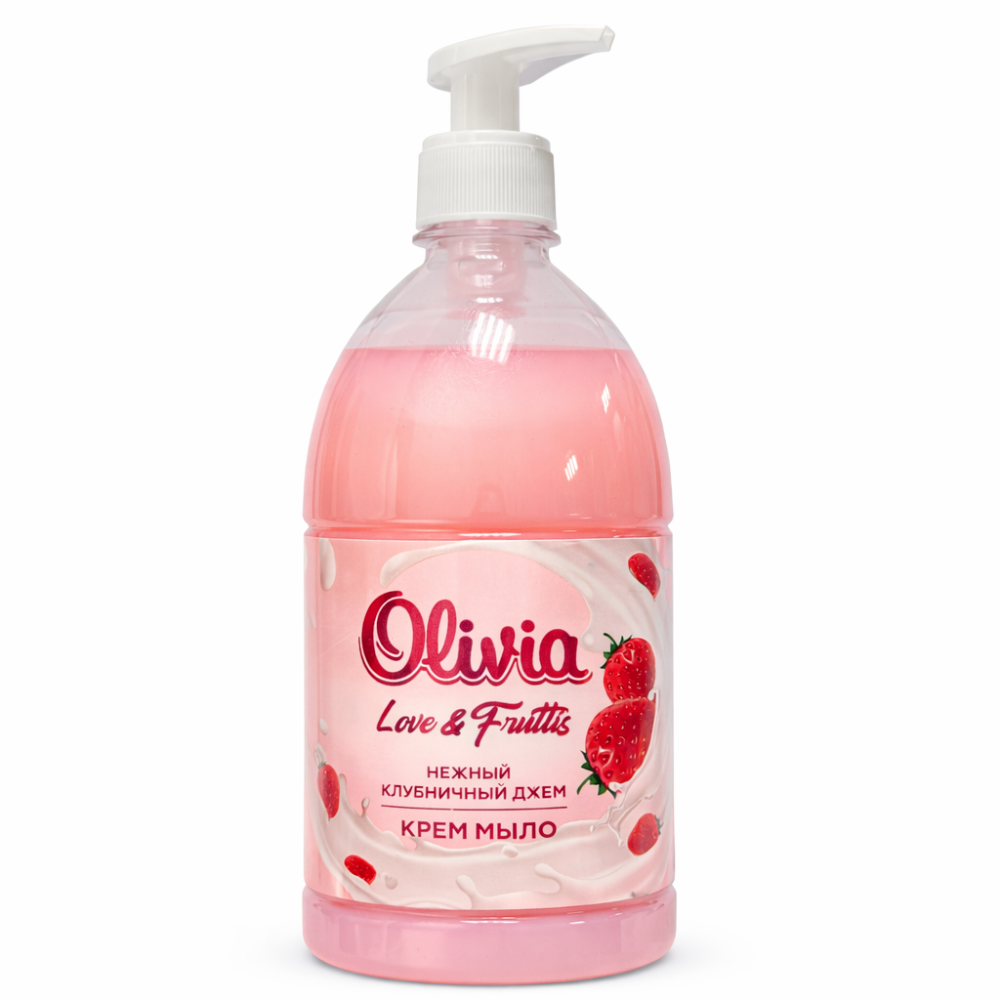 Крем-мыло Olivia Allee Francais Ежевичный мусс 1000 мл