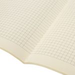 Тетрадь 60 л. в клетку обложка КРАФТ, бежевая бумага 70 г/м2, сшивка, В5 (179х250 мм), СЛОГАН, BRAUBERG, 403810