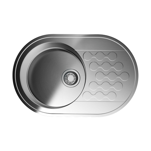 кухонная мойка Omoikiri Kasumigaura 77-IN нерж. сталь/нержавеющая сталь