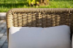 "Аликанте" лаунж-зона из искусственного ротанга, цвет соломенный