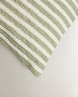 ZARA HOME НАВОЛОЧКА ДЛЯ ДЕКОРАТИВНОЙ ПОДУШКИ В ПОЛОСКУ, СИНИЙ