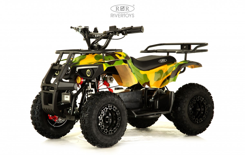Детский электроквадроцикл TIKI Желтый камуфляж