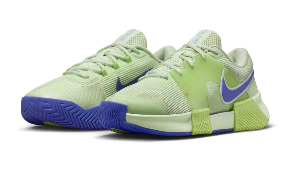 Женские Кроссовки теннисные Nike Zoom GP Challenge 1.5 - volt tint/sapphire lab green white