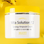 Jigott Ампульный крем для отбеливания и разглаживания морщин / Vita Solution 12 Synergy Ampoule Cream, 100 мл
