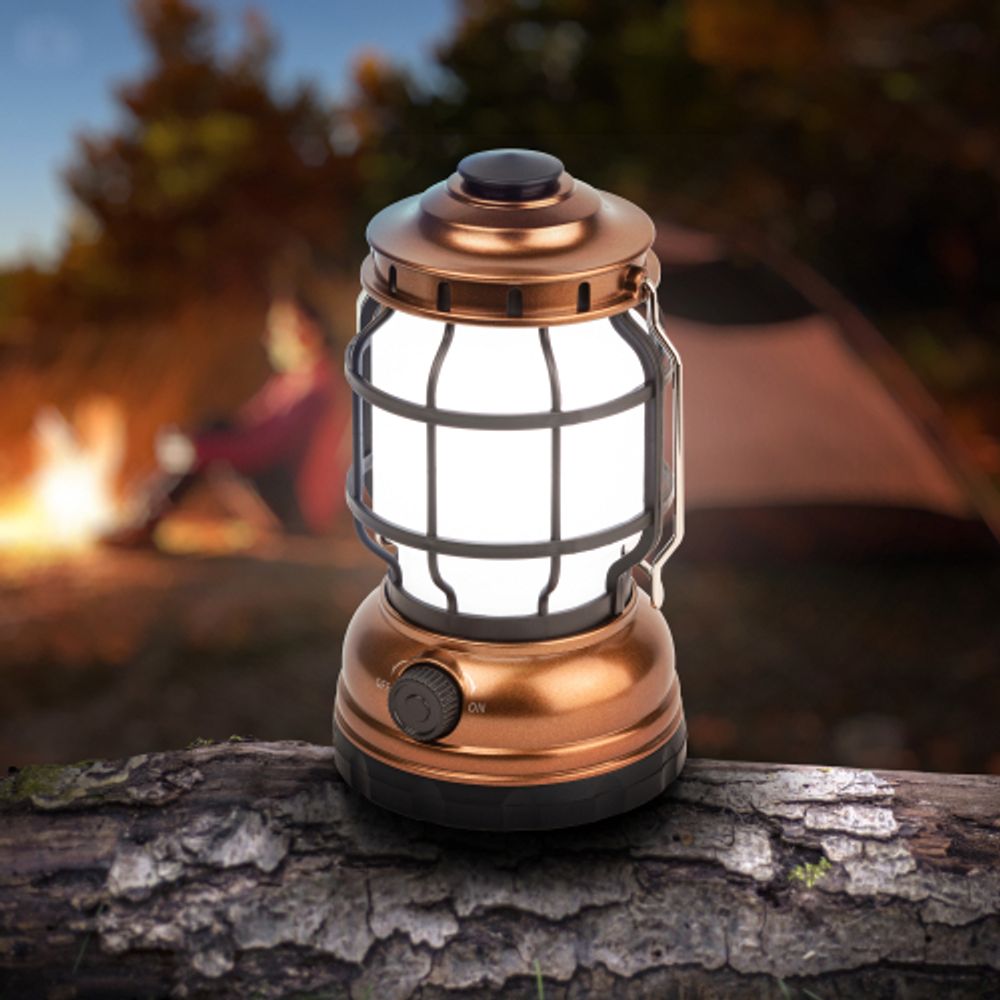 Фонарь кемпинговый светодиодный ЭРА KB-801 Факел на батарейках 2 режима (холодный + пламя) | Кемпинговые фонари