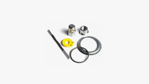 Комплект монтажный Simano Nexus 3R40, шток 81,85мм, стопорная шайба, фланцевая гайка, колпачковая гайка, стопорное кольцо, пыльник, без упаковки