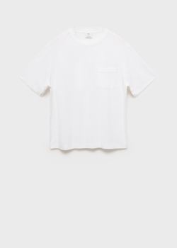 Футболка 100% хлопок boxy fit с карманом