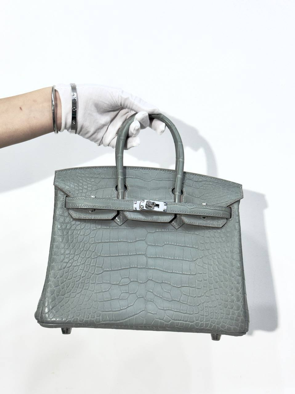 Сумка Hermes из кожи крокодила 25 см, арт. 466224769