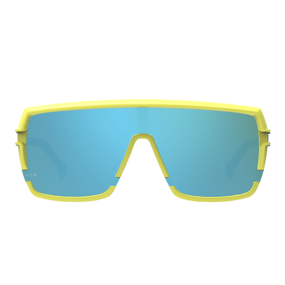Спортивные очки HILX Youngblood Matte Yellow Blue / Light Blue Lens