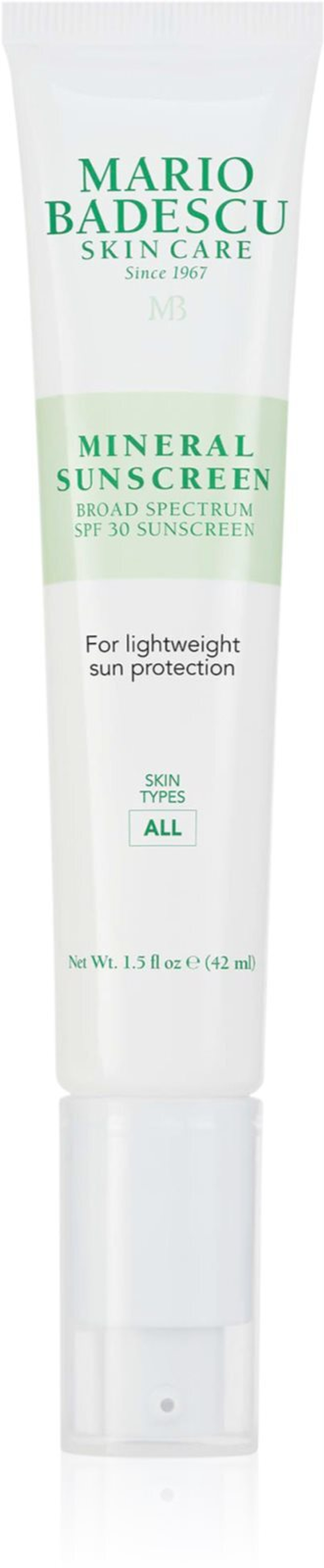 Mario Badescu Mineral Sunscreen - защитный крем с минералами /  SPF 30 42  ml  / GTIN 785364904248