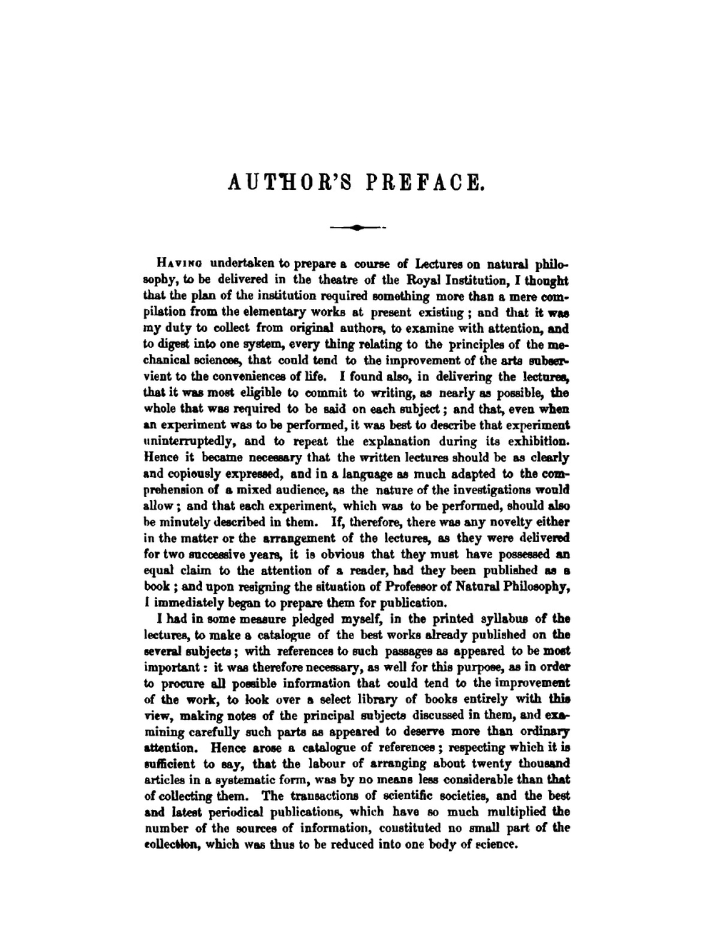 A course of lectures on natural philosophy and the mechanical arts | Young Thomas