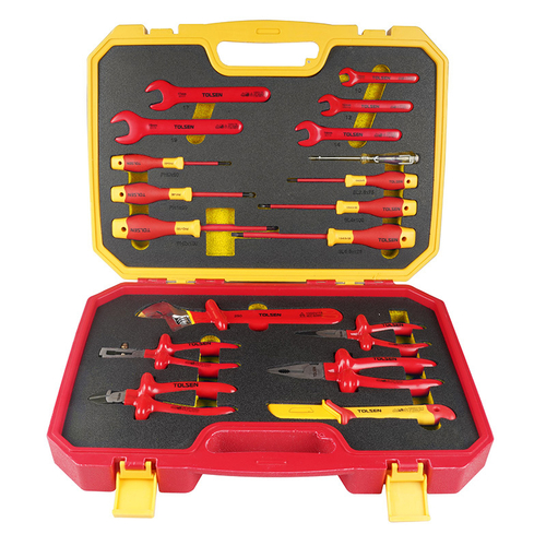 TOLSEN (TTV83718) Набор инструментов диэлектрических, универсальный, 18 предметов