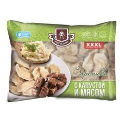 ВАРЕНИКИ РАТИМИР 500 ГР С КАПУСТОЙ И МЯСОМ