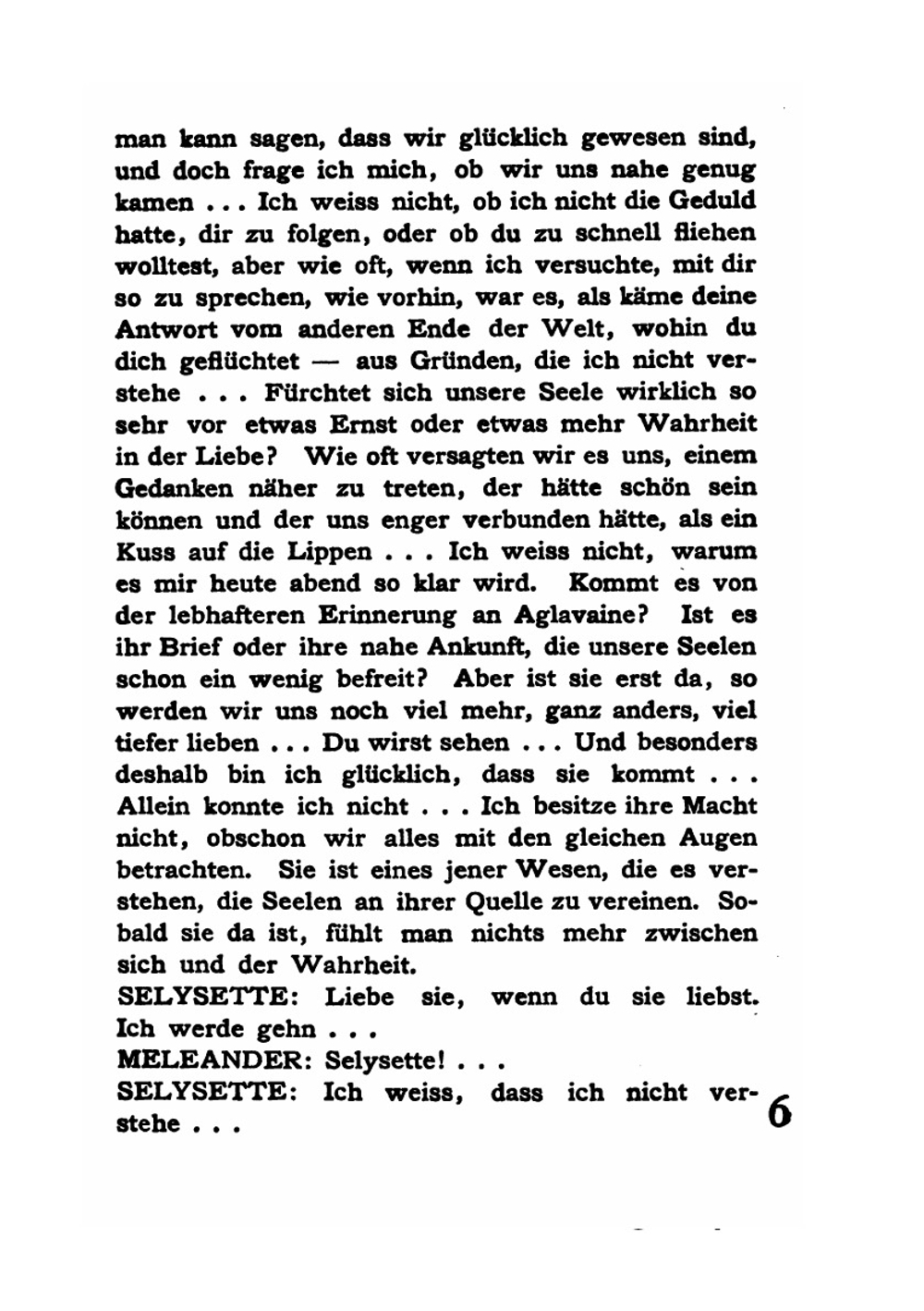 Aglavaine und Selysette | M. Meterlink