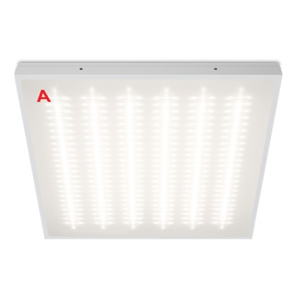 Светильник ЧИСТЫЙ ОФИС ДВО03-042 с БАП EM1 54Вт 4000К IP54 Микропризма 6500лм 595х595х48мм WOLTA PRO